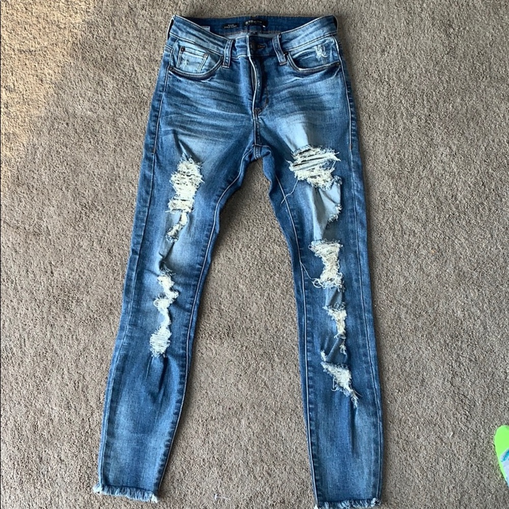 Women’s STS blue Emma ankle skinny jeans.